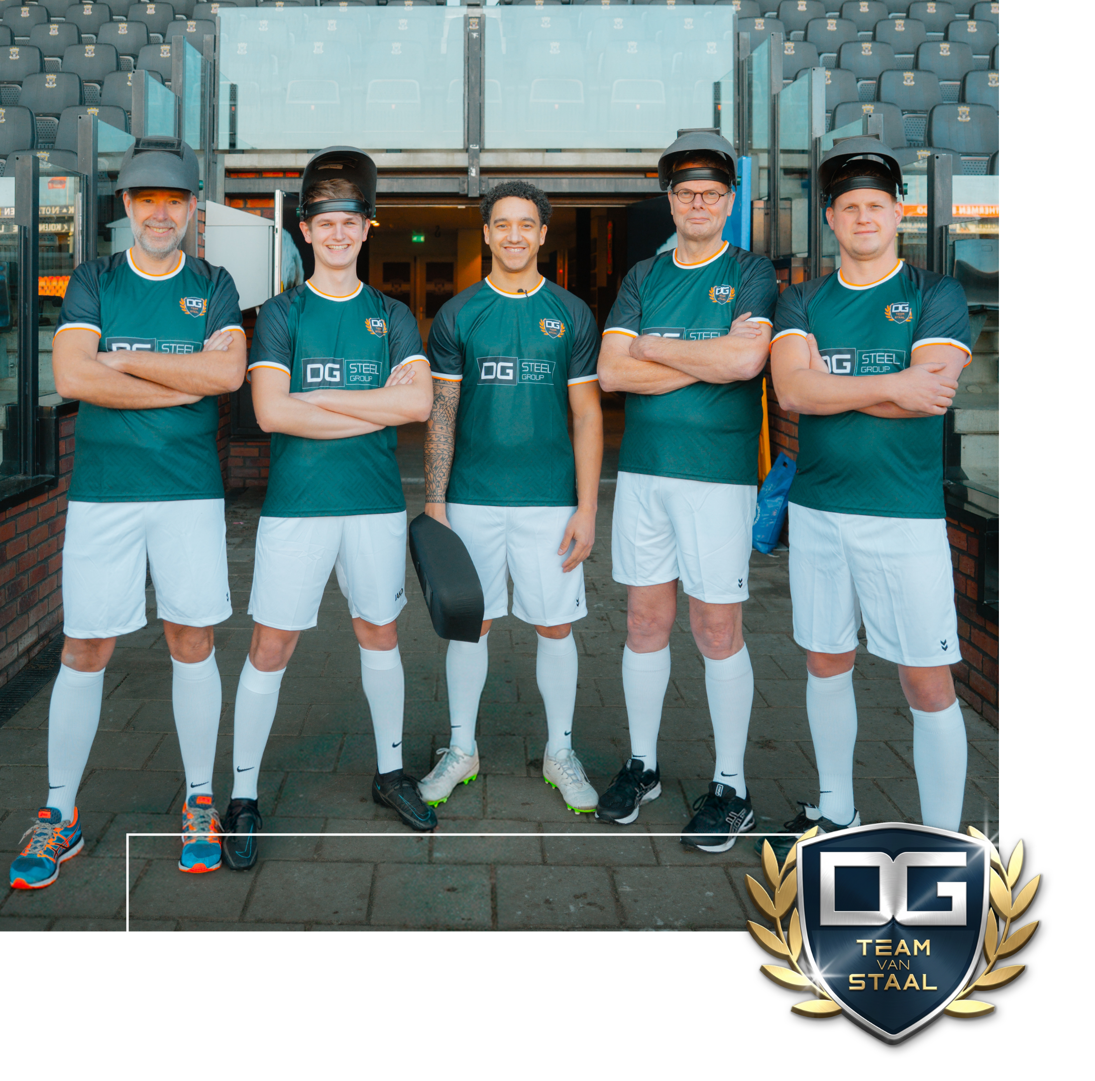 Team van Staal van DG Steel Group in actie.